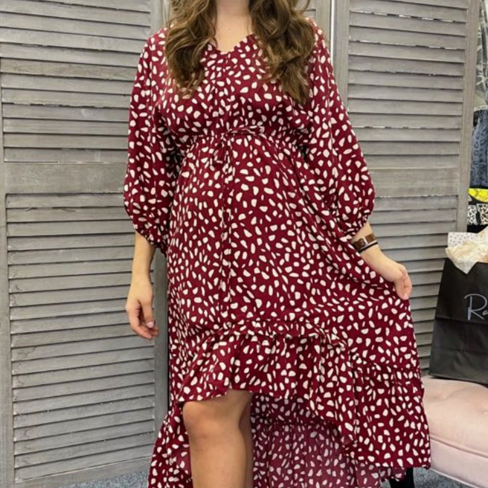 Burgundy Umgee Dress